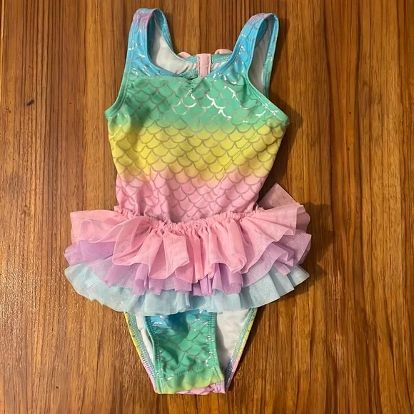 Cat Jack Swim Cat Jack 2t Mermaid Rainbow Swimsuit Poshmark